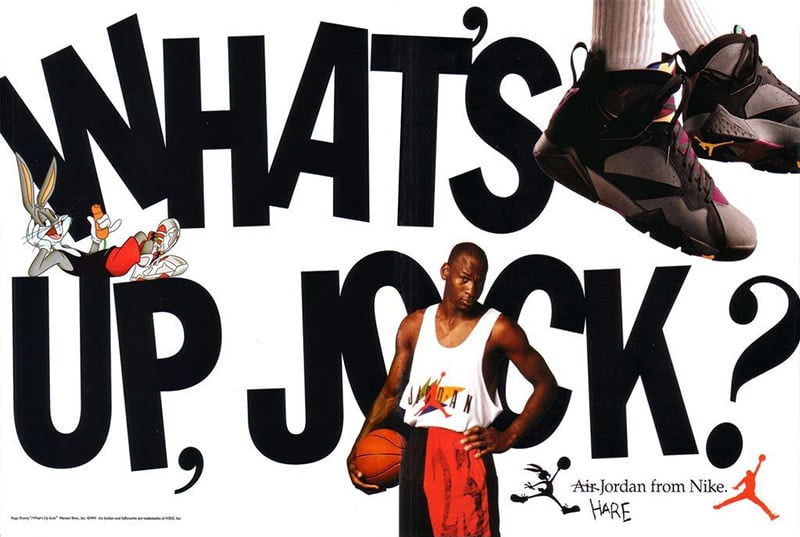 Air Jordan 7 What's Up Jock Poster
