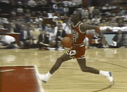 Michael Jordan free throw line dunk 1988 Jordan 3