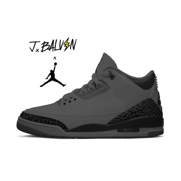 J Balvin x Air Jordan 3 (Per Brandon1an & ZSneakerheadz/Twitter)